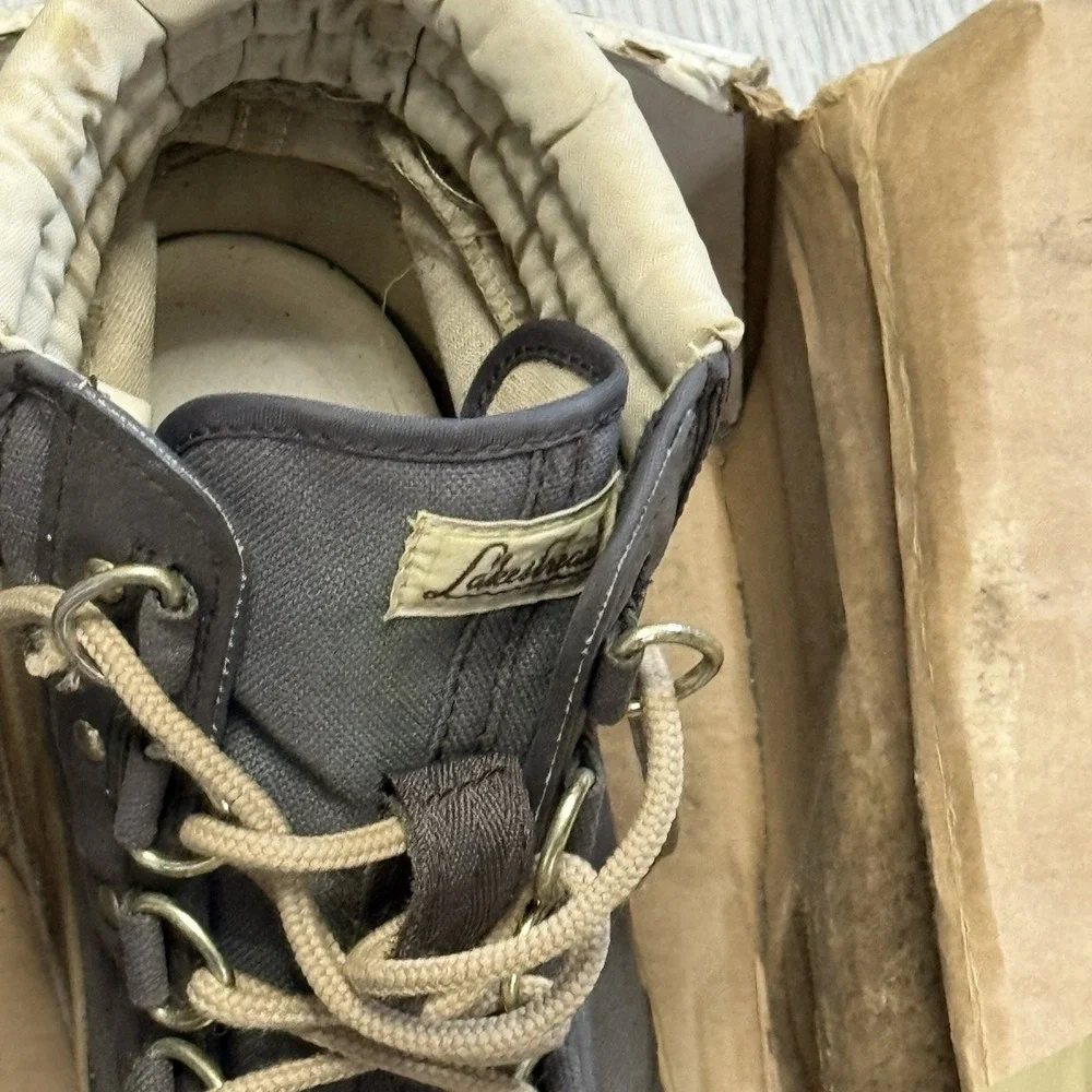 VTG Hodgman Lakestream Wading Boots Sz 11 Fight Club Collectors Original Box